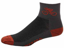 Load image into Gallery viewer, GIZMO Socks - Bicycle - Granite
