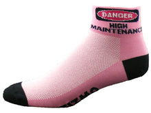 Load image into Gallery viewer, GIZMO Socks - High Maintenance - Pink
