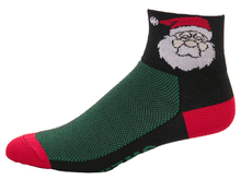 Load image into Gallery viewer, GIZMO Socks - Santa Claus - Black
