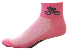 Load image into Gallery viewer, GIZMO Socks - Bicycle - Pink
