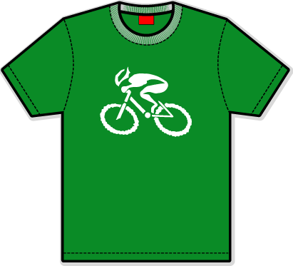 G-Man Apparel Bicycle T-Shirt - Irish Green