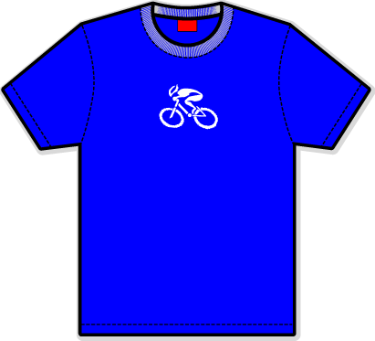 G-Man Apparel Bicycle Micro Tech Shirt Royal Blue