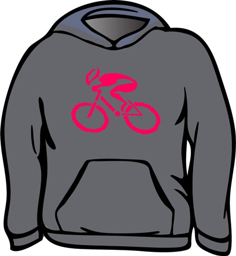 G-Man Apparel Bicycle Hoodie - Charcoal