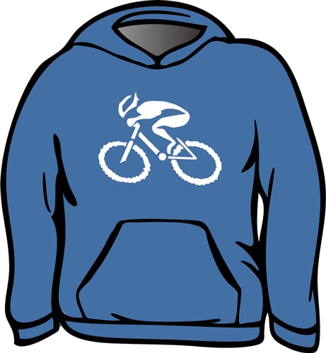 G-Man Apparel Bicycle Hoodie - Indigo Blue