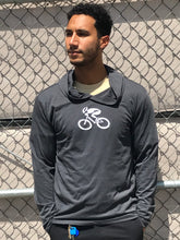 Load image into Gallery viewer, G-Man Apparel Bicycle Lightweight Hoodie - Charcoal
