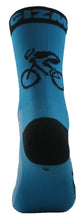 Load image into Gallery viewer, GIZMO Socks - G-Man Bicycle 6&quot; - Turquoise
