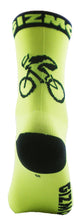 Load image into Gallery viewer, GIZMO Socks - G-Man Bicycle 6&quot; - Neon Yellow

