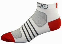 Load image into Gallery viewer, GIZMO Socks - G-Tech 1.0 - White/Red
