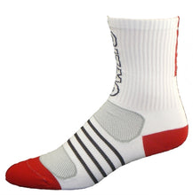 Load image into Gallery viewer, GIZMO Socks - G-Tech 5.0 - White/Red
