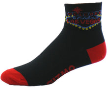 Load image into Gallery viewer, GIZMO Socks - Las Vegas - Black
