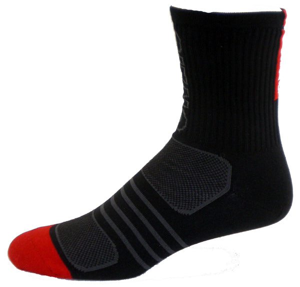 GIZMO Socks - G-Tech 5.0 - Black/Red