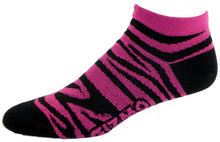 Load image into Gallery viewer, GIZMO Socks - Zebra - Fuchsia
