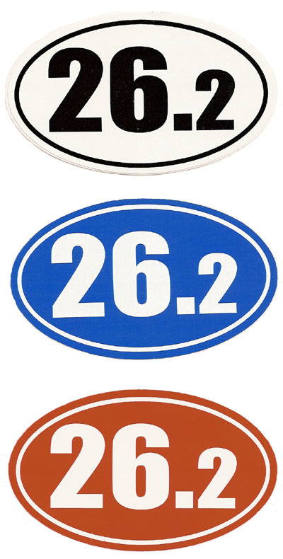 26.2 Marathon Stickers
