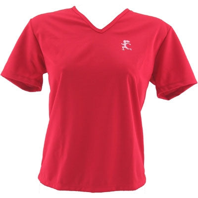 Gizmo Girl Running Top - Short Sleeve - Red